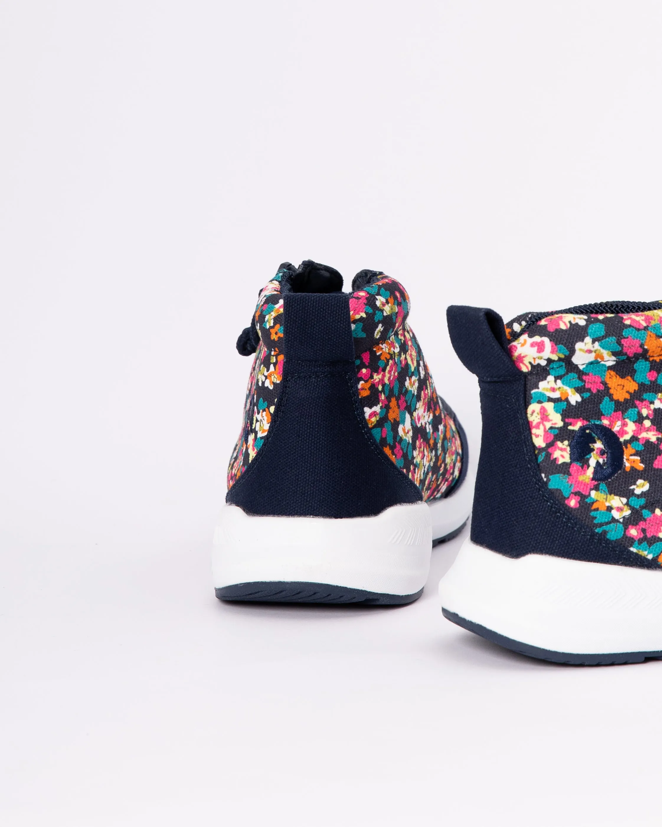 Goat High Top (Kids) - Navy Floral