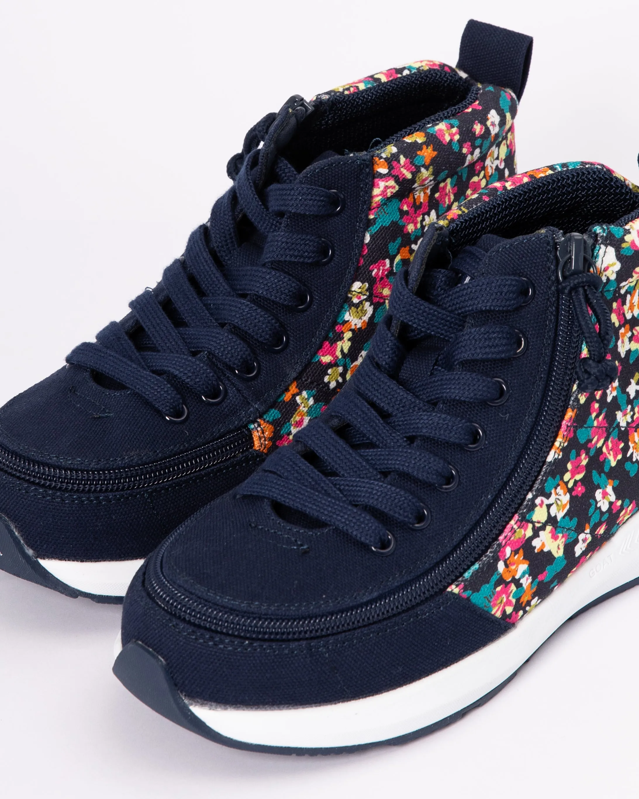 Goat High Top (Kids) - Navy Floral