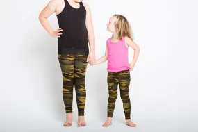 Green Camo Kids S/M