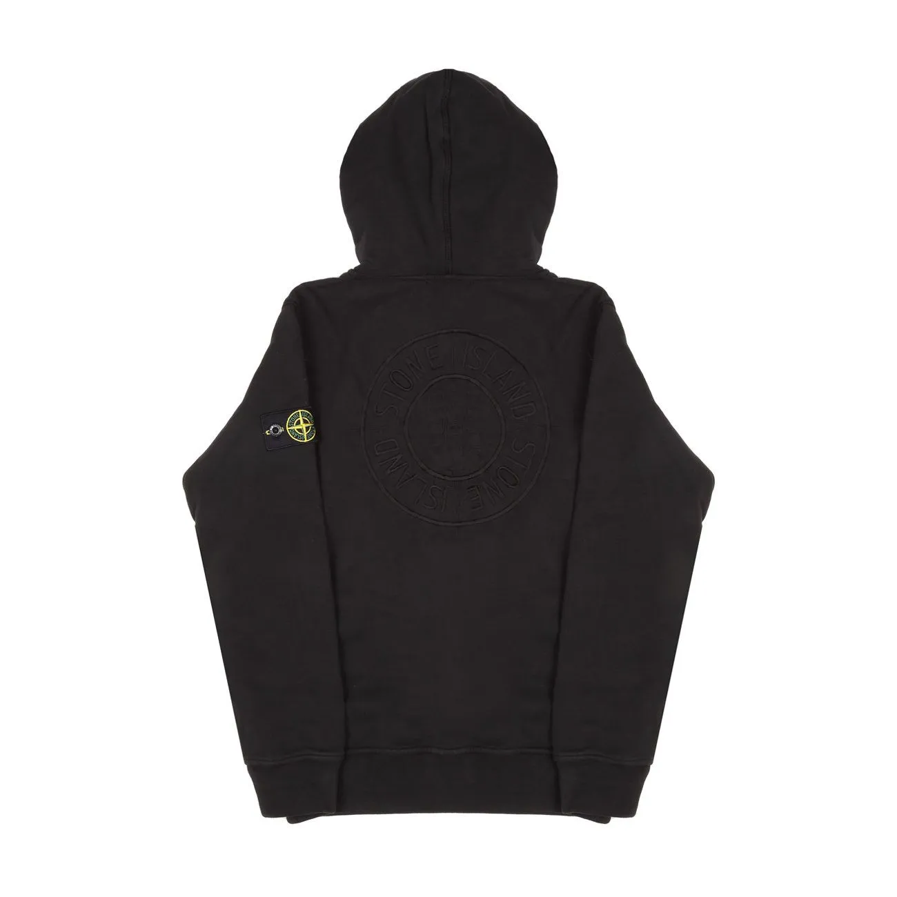 Kids Black Cotton Hoodie with Pocket