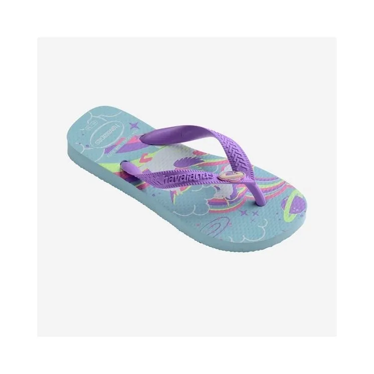 Kids Blue Purple Fantasy Fc Sandals