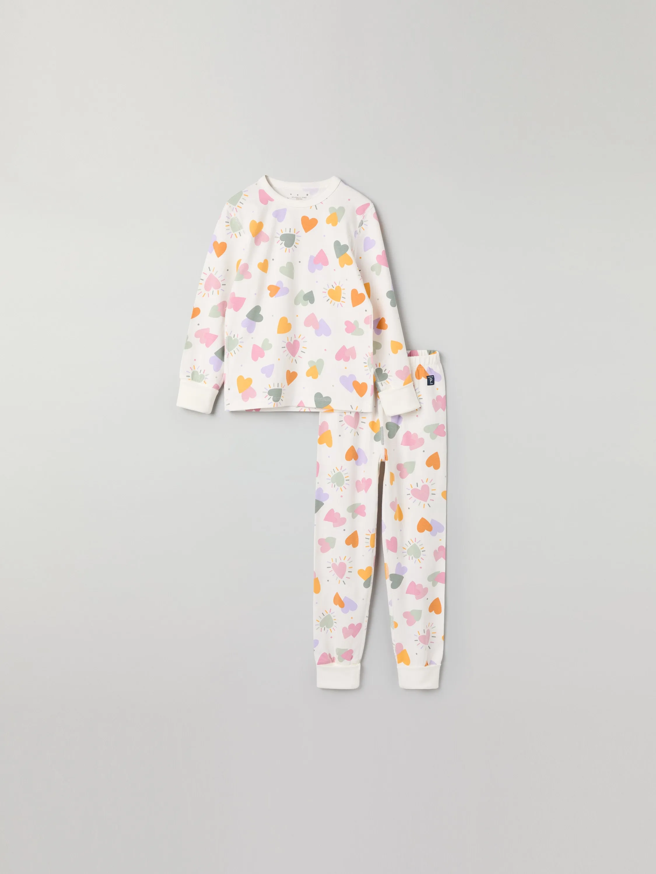 Heart Print Kids Pyjamas