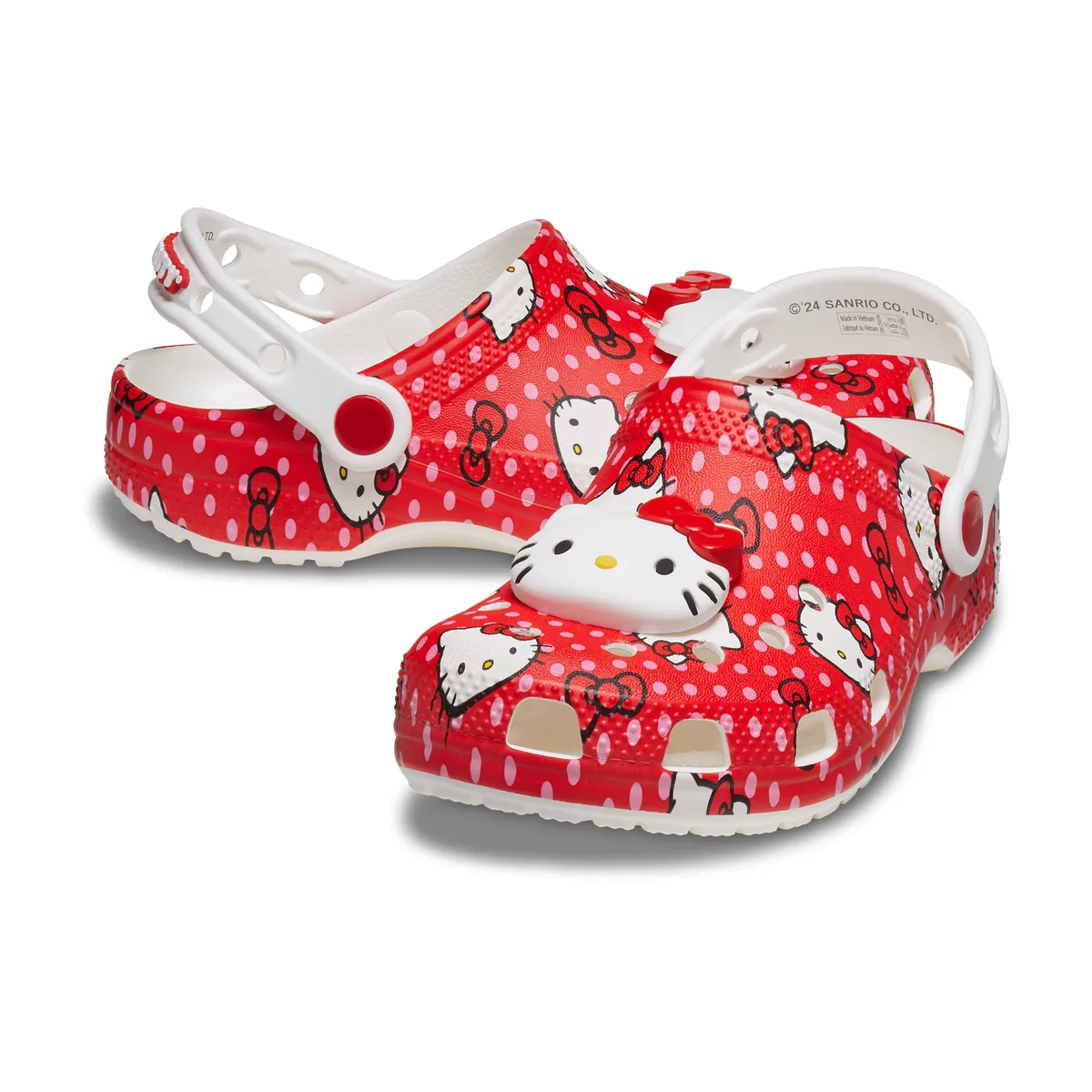 Hello Kitty x Crocs Kids Red Classic Clog