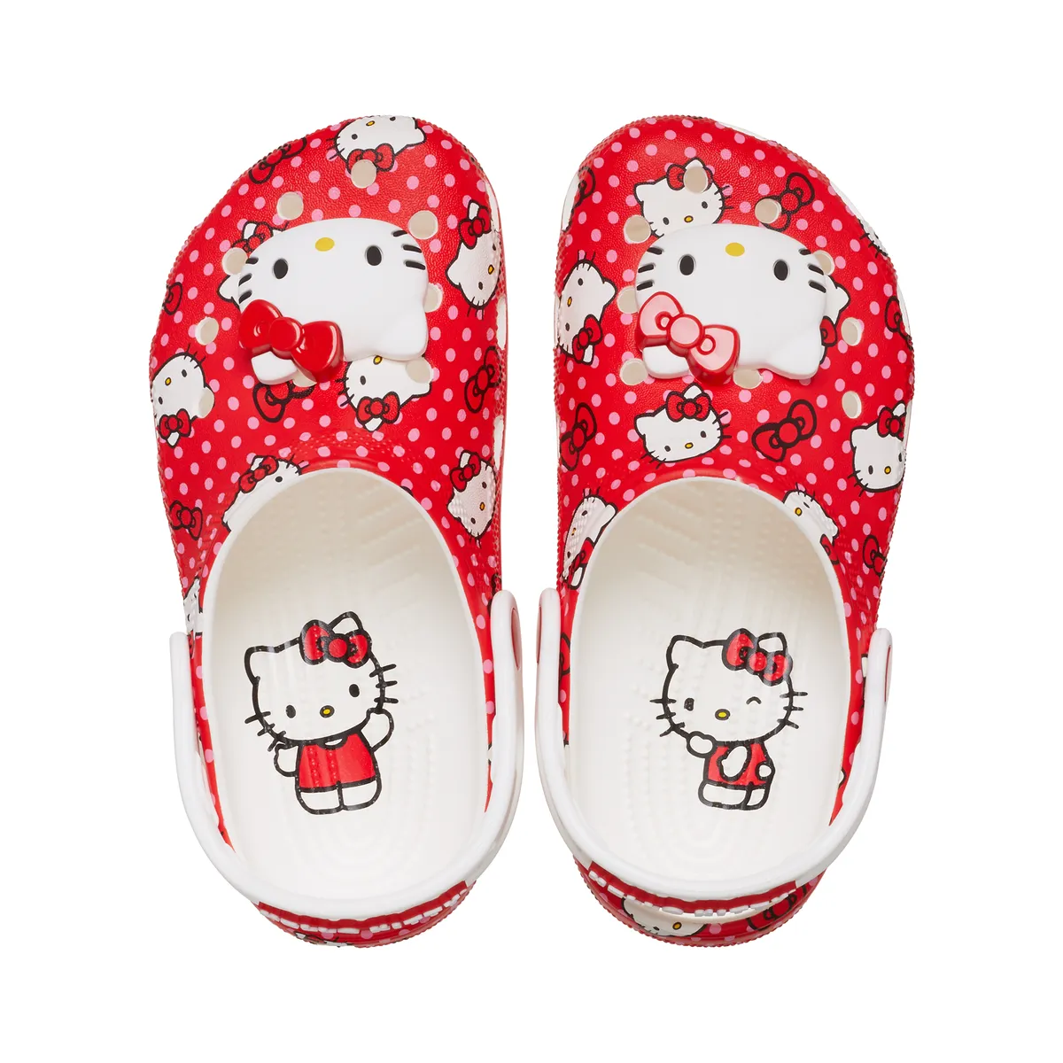 Hello Kitty x Crocs Kids Red Classic Clog