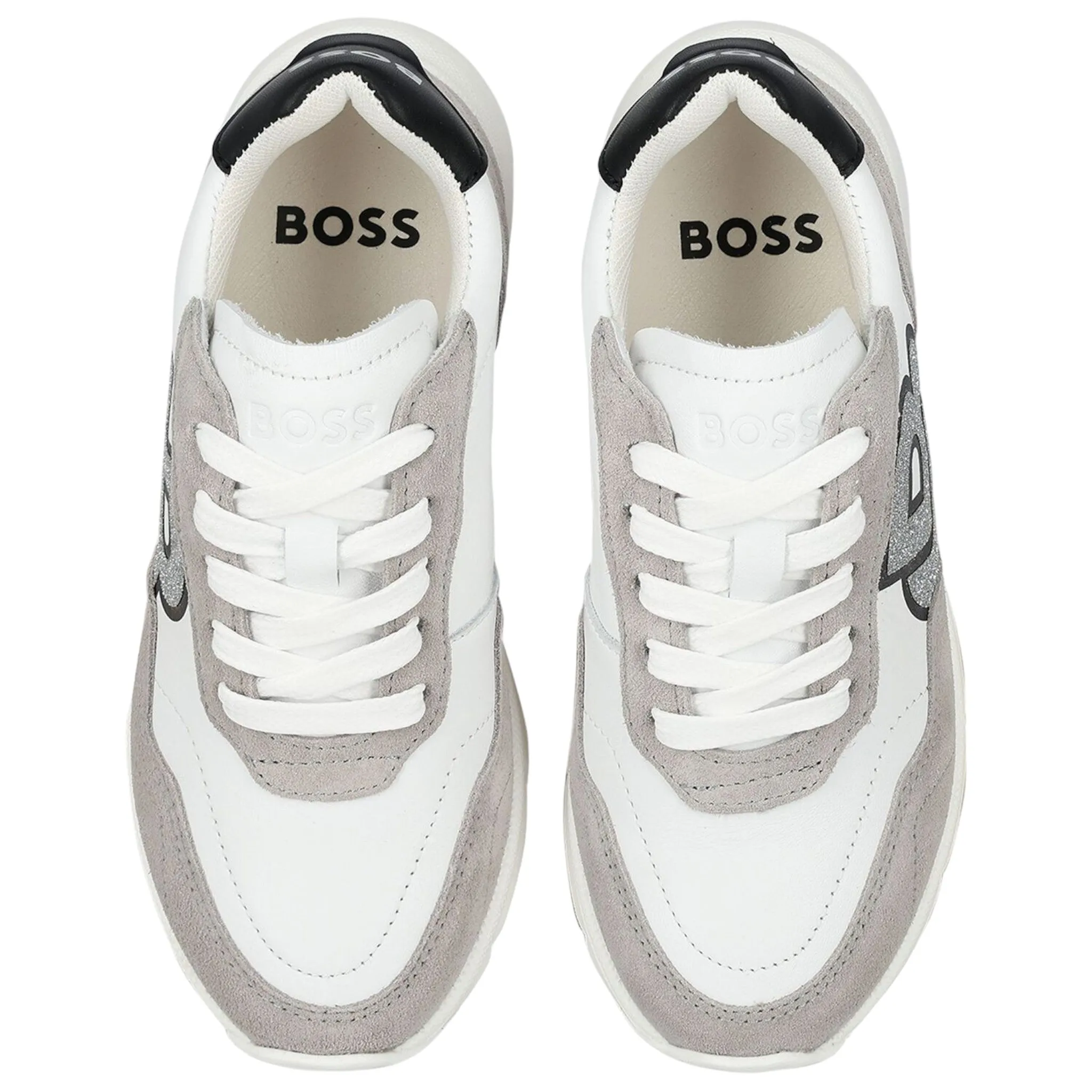 Hugo Boss Kids Double B Logo Sneakers