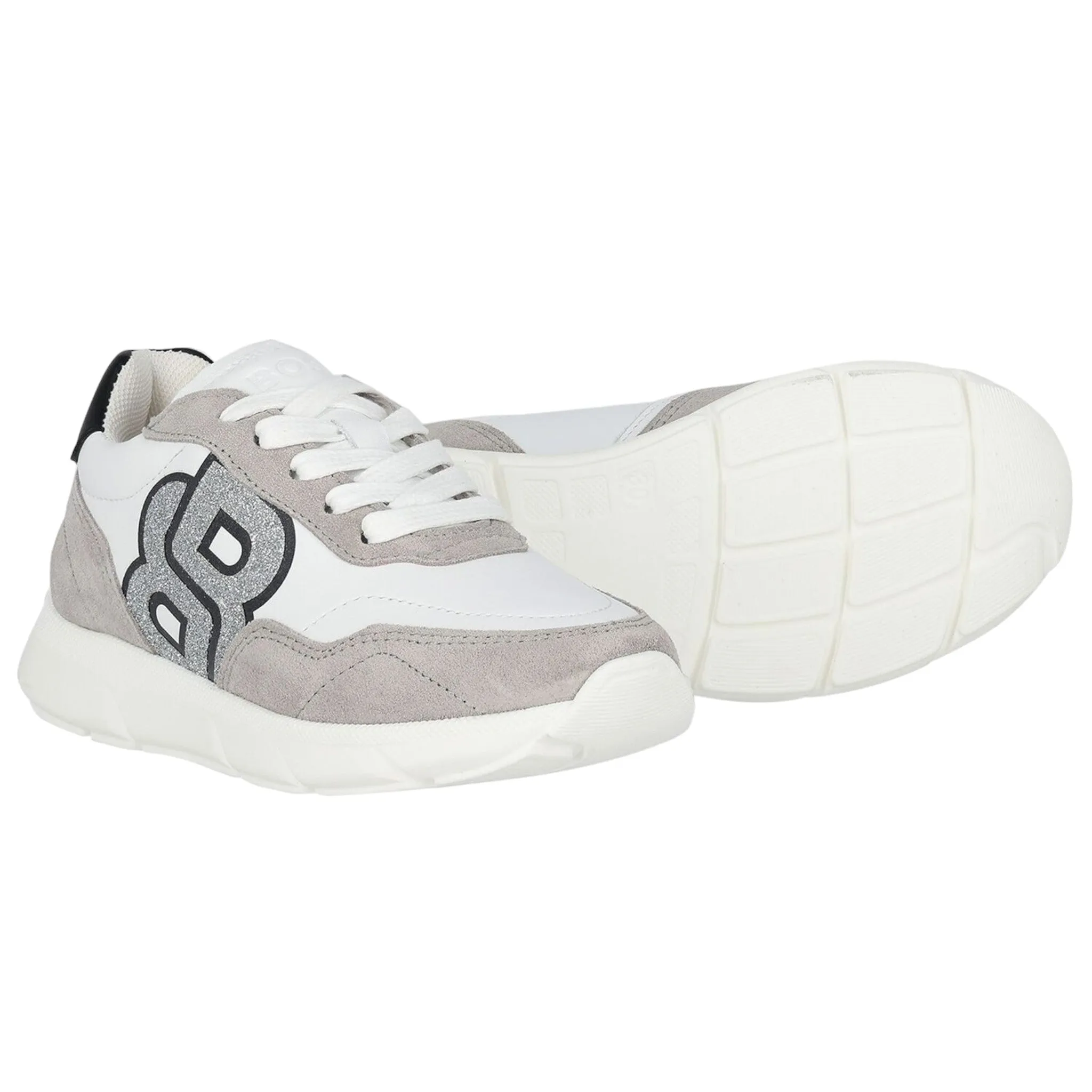 Hugo Boss Kids Double B Logo Sneakers