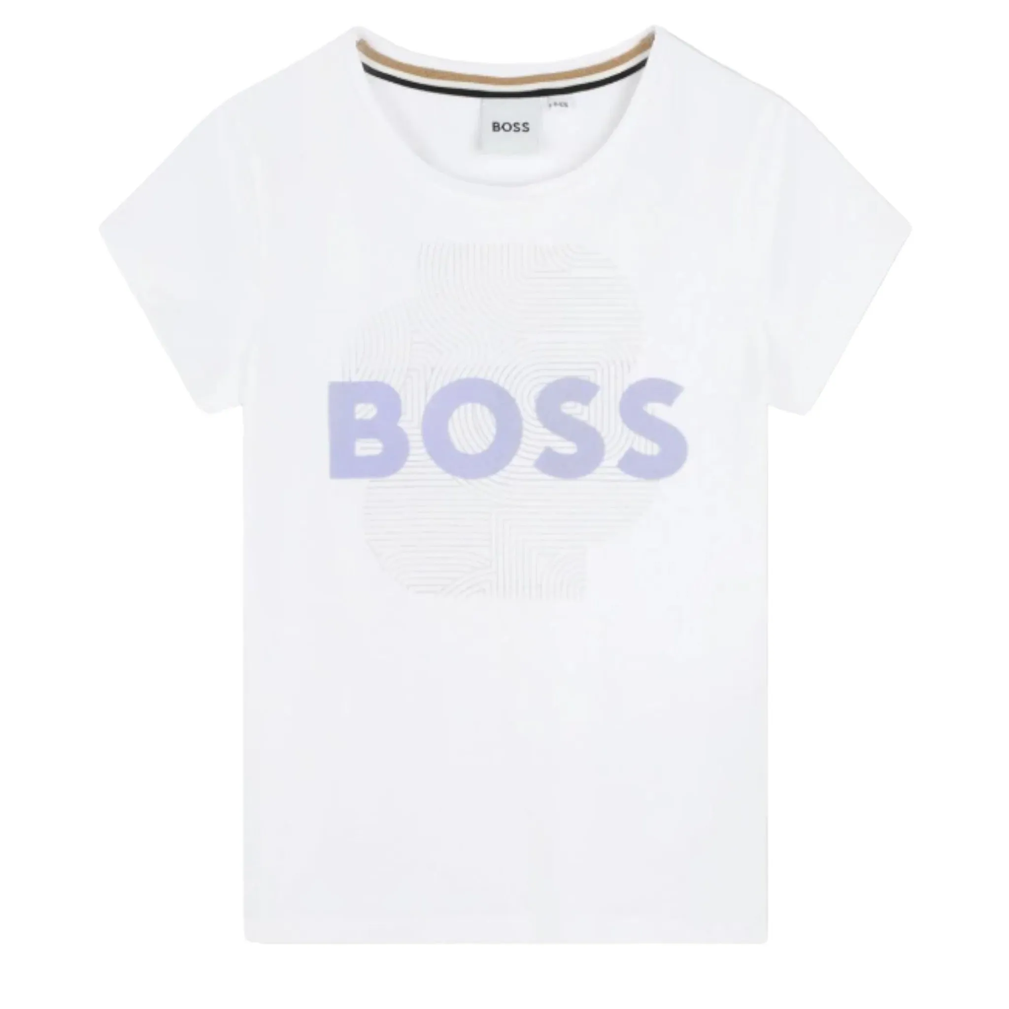 Hugo Boss Kids Flocked Logo T-Shirt