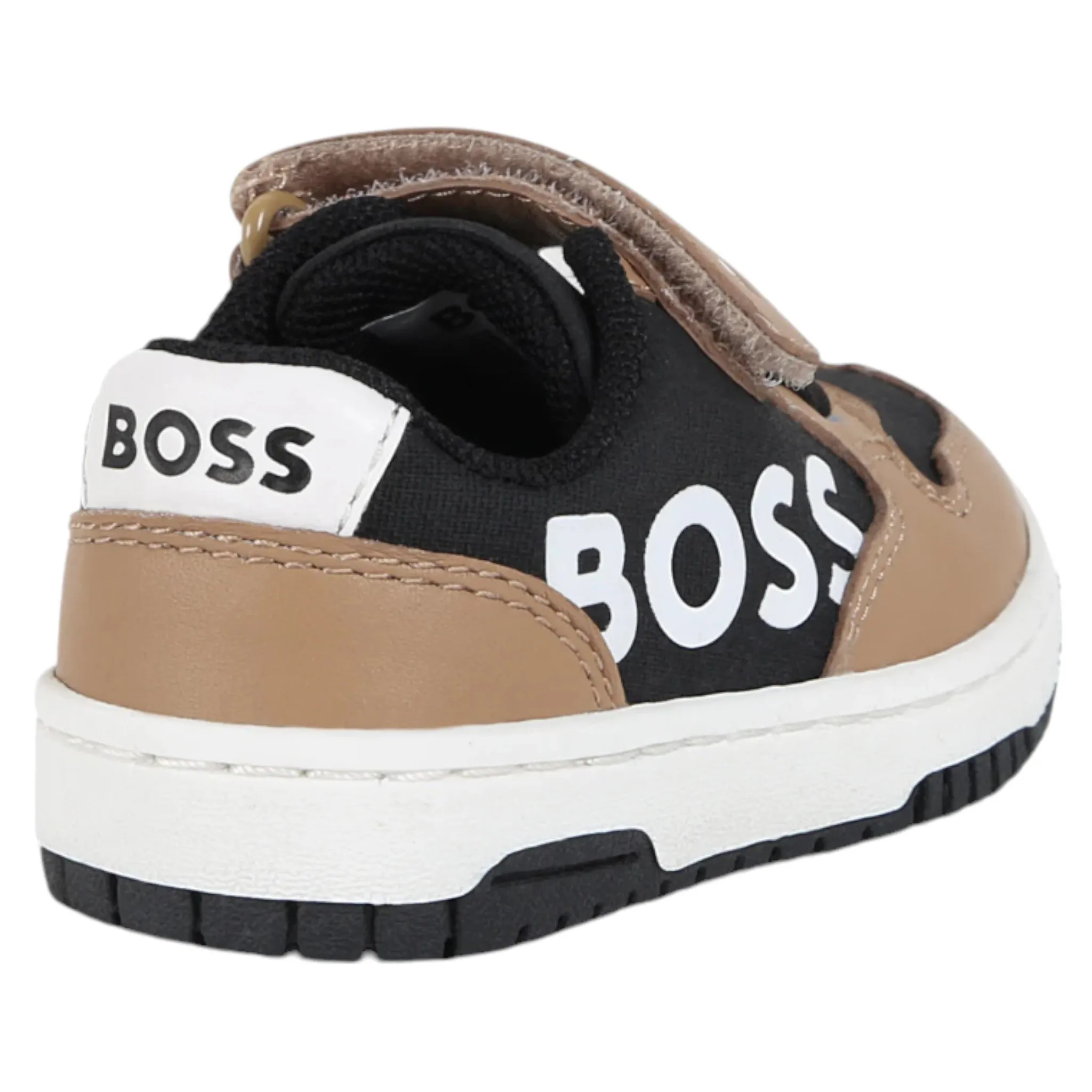 Hugo Boss Kids Mix Material Strap Sneakers