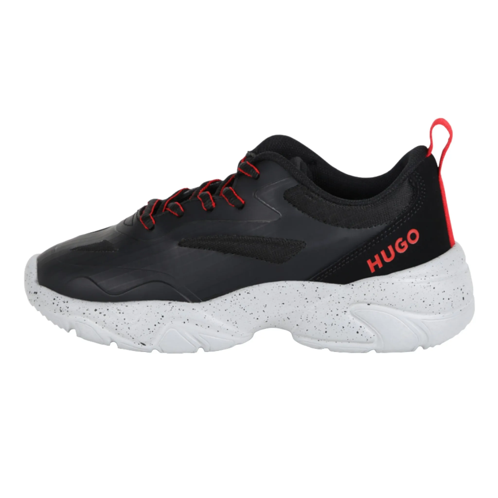 Hugo by Hugo Boss Kids Multi-Texture Lace-Up Sneakers