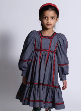 Indigo Tia Cibani Kids Herero Frock