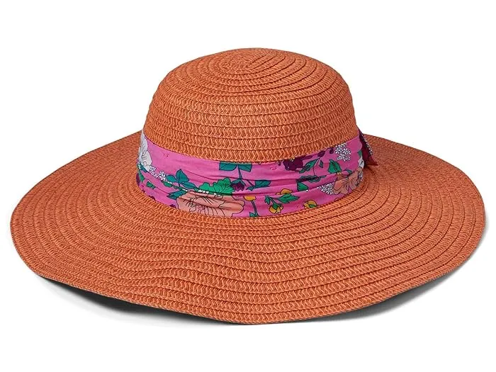 Janie and Jack Orange Straw Hat (Toddler/Little Kids/Big Kids)