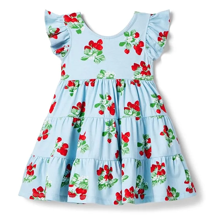 Janie and Jack Strawberry Dress (Toddler/Little Kids/Big Kids)