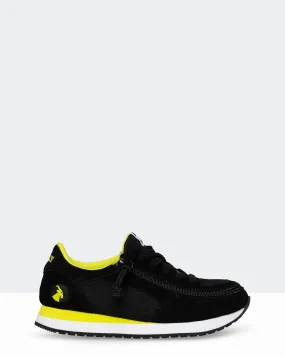 Jogger (Kids) - Black/ Neon Green