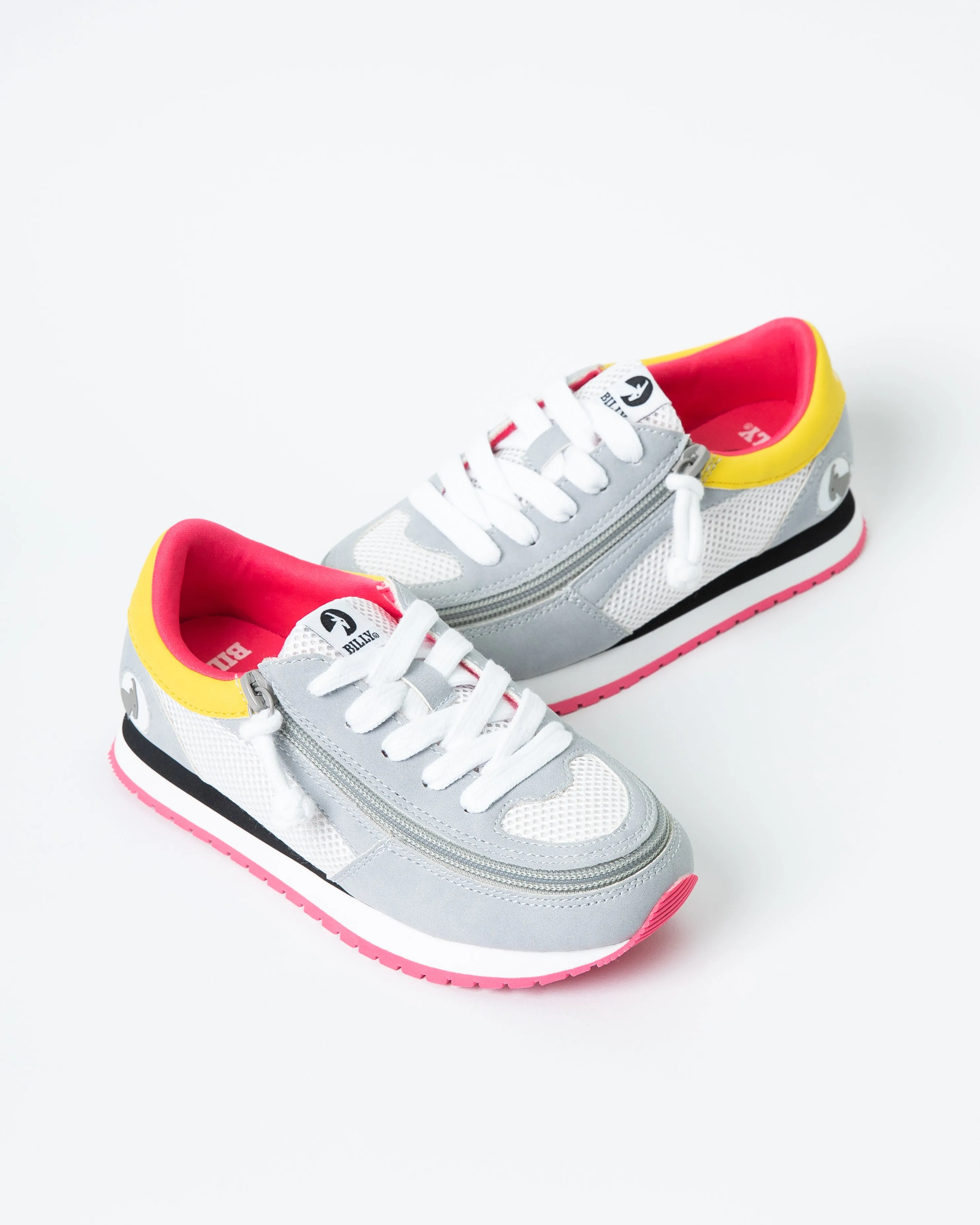 Jogger (Kids) - Grey/Pink/Yellow