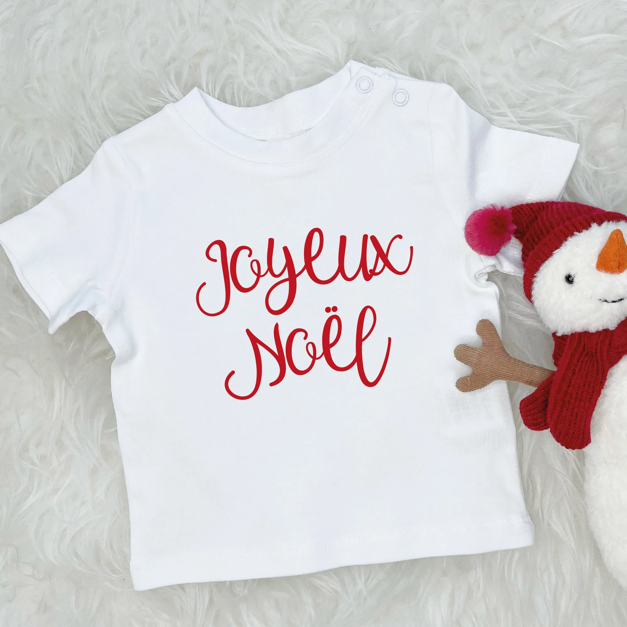 Joyeux Noel Christmas Babygrow or Kids T Shirt