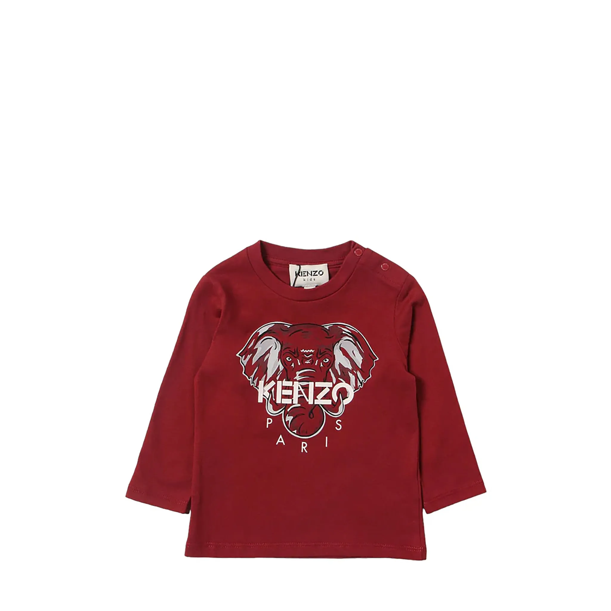 Kenzo Kids Elephant Logo Long Sleeve Shirt