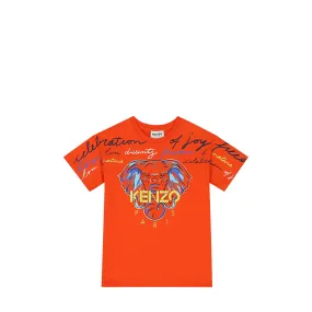 Kenzo Kids Elephant Logo T-Shirt