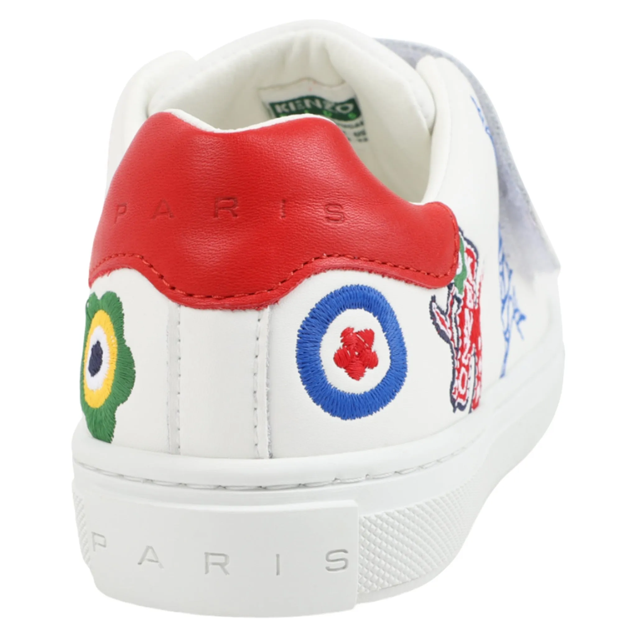 Kenzo Kids Multi-Logo Velcro Strap Sneakers