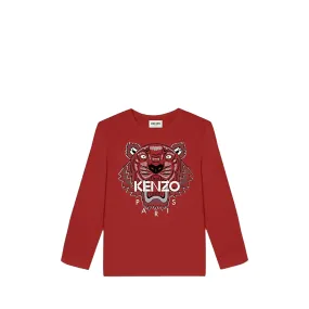 Kenzo Kids Tiger Logo Long Sleeve T-Shirt