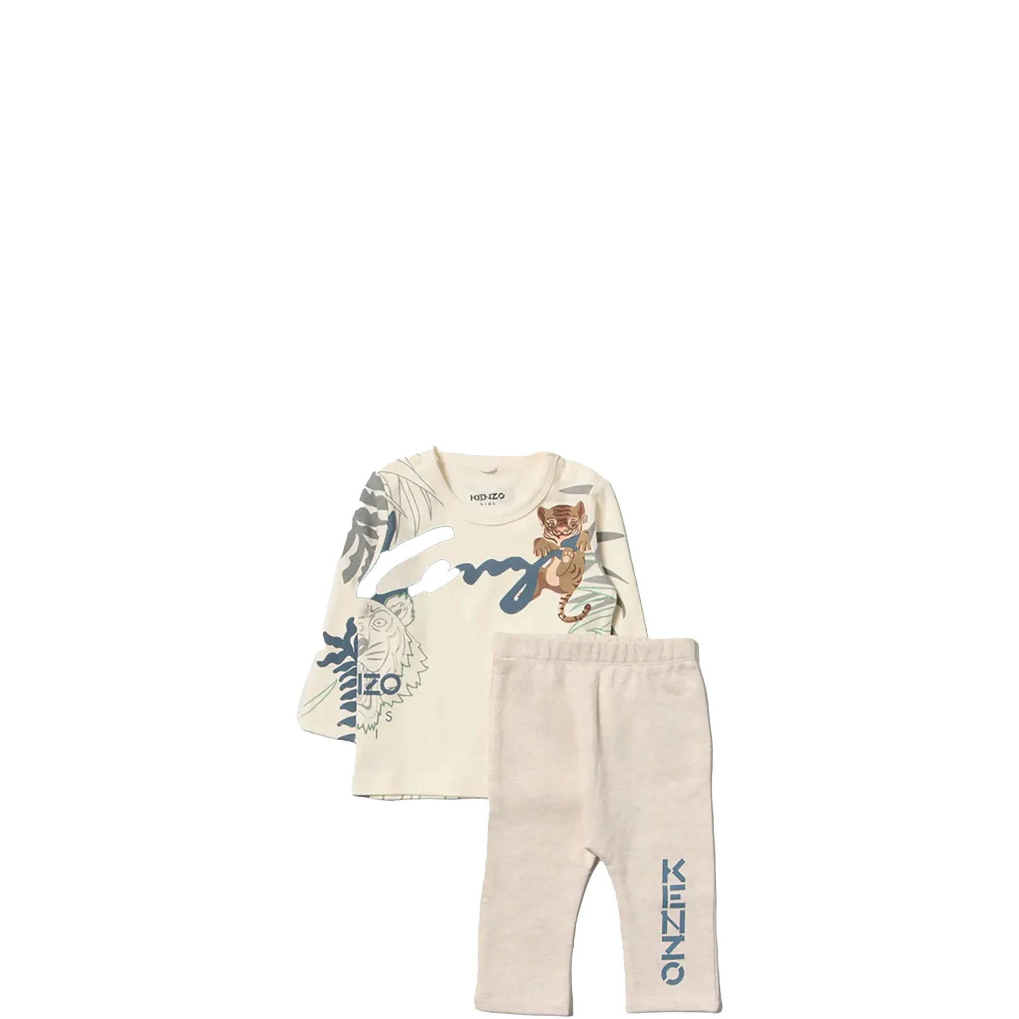 Kenzo Kids Toddler's 2pc Jungle Print Cotton Sweatsuit