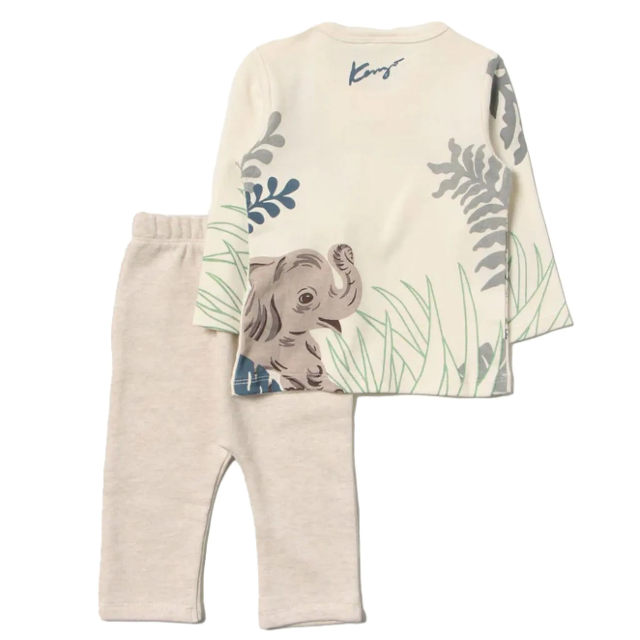 Kenzo Kids Toddler's 2pc Jungle Print Cotton Sweatsuit