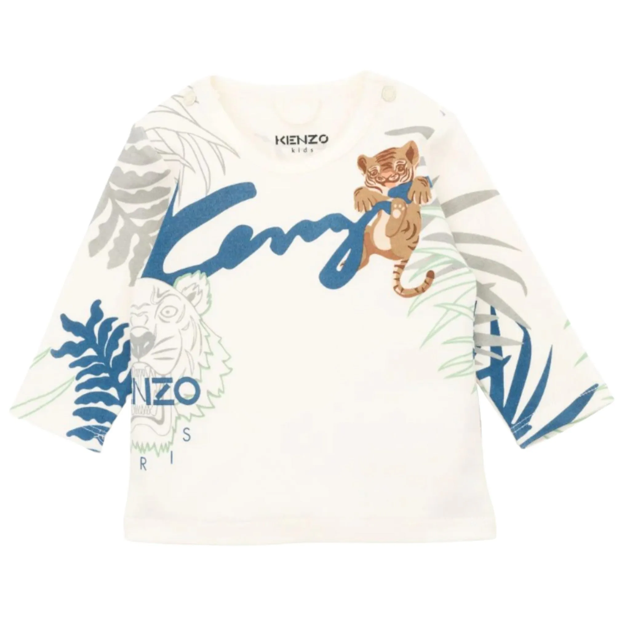 Kenzo Kids Toddler's 2pc Jungle Print Cotton Sweatsuit