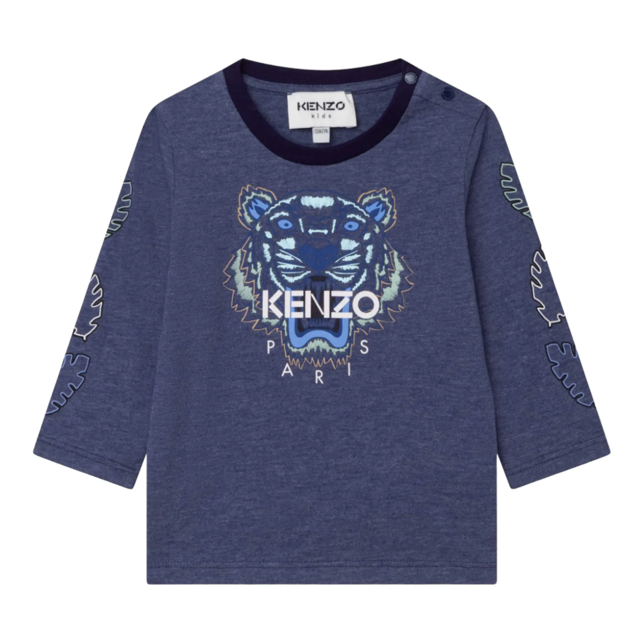 Kenzo Kids Toddler's Tiger Logo Long Sleeve T-Shirt