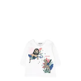 Kenzo Kids Toddler's Wild Cat Print Long Sleeve T-Shirt