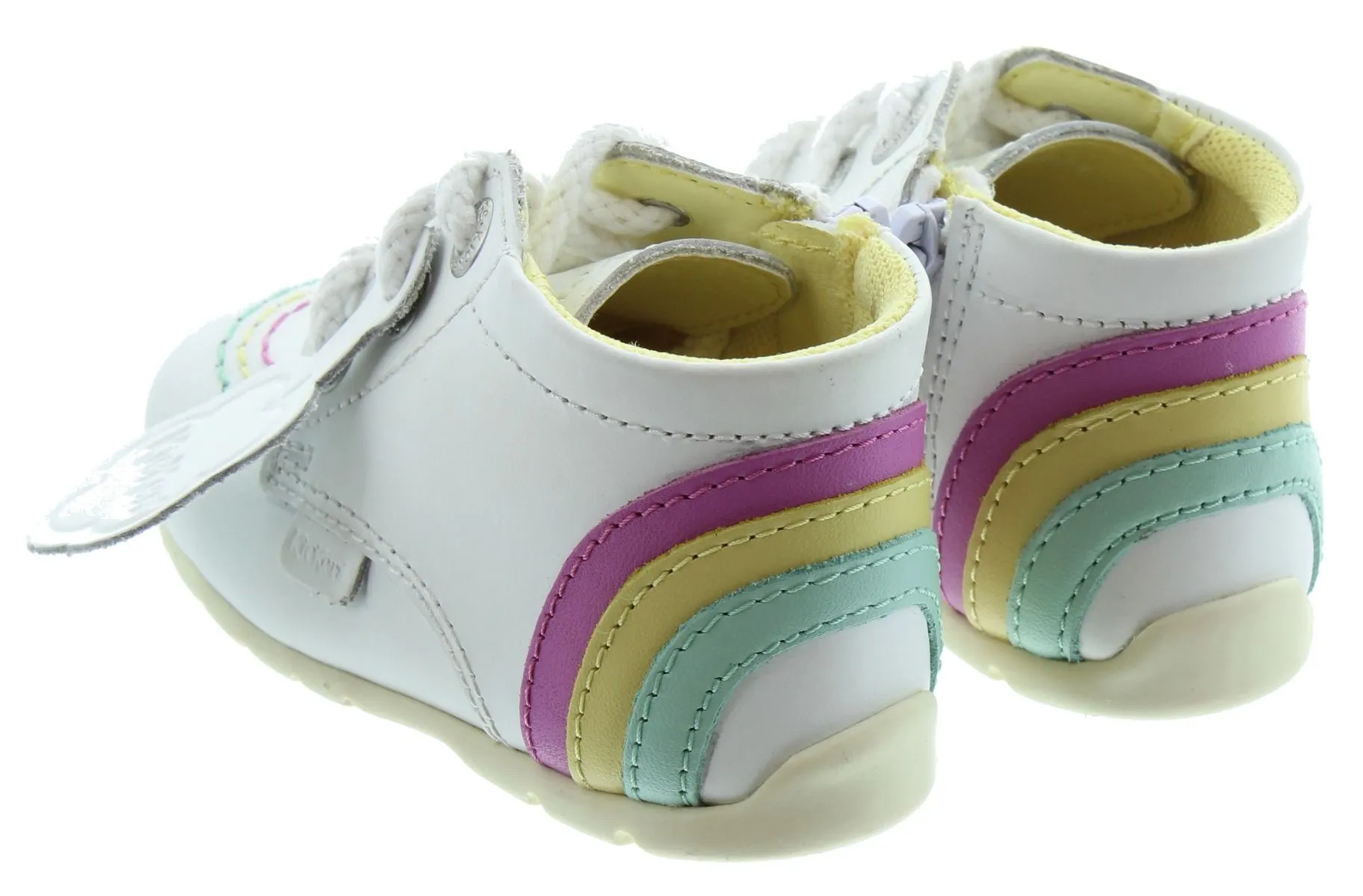 KICKERS Kids Kickhi Zip Baby In Rainbow