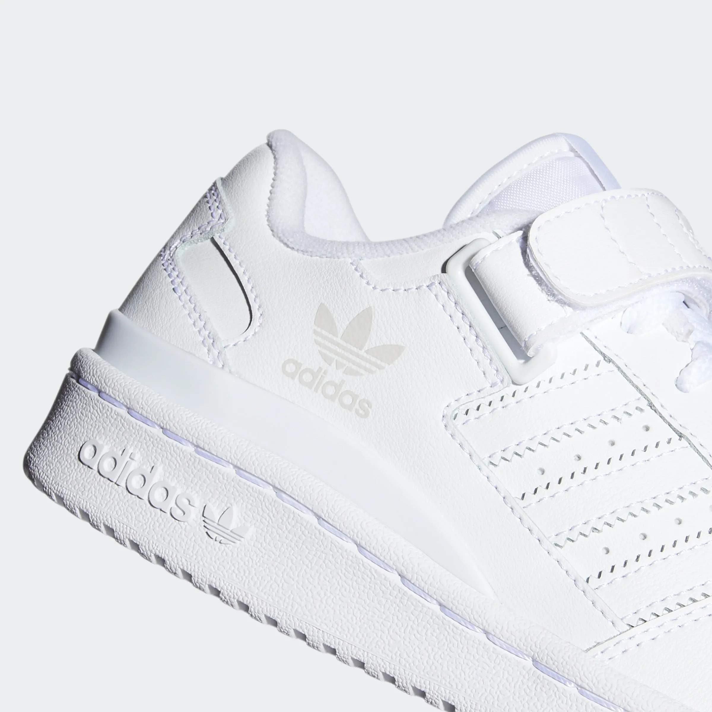 Kids adidas Originals Forum Low Shoes Cloud White