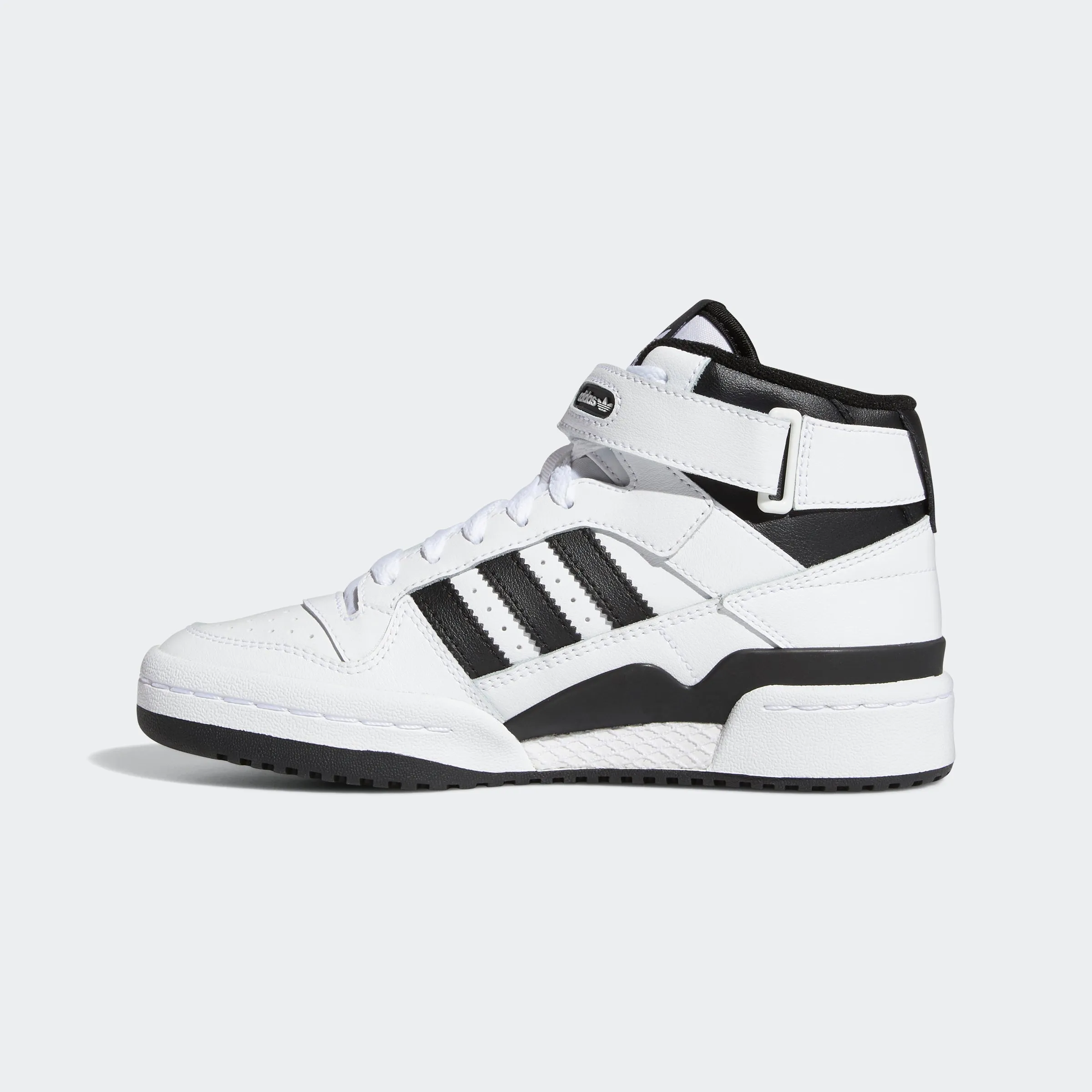 Kids adidas Originals Forum Mid Shoes Cloud White Black