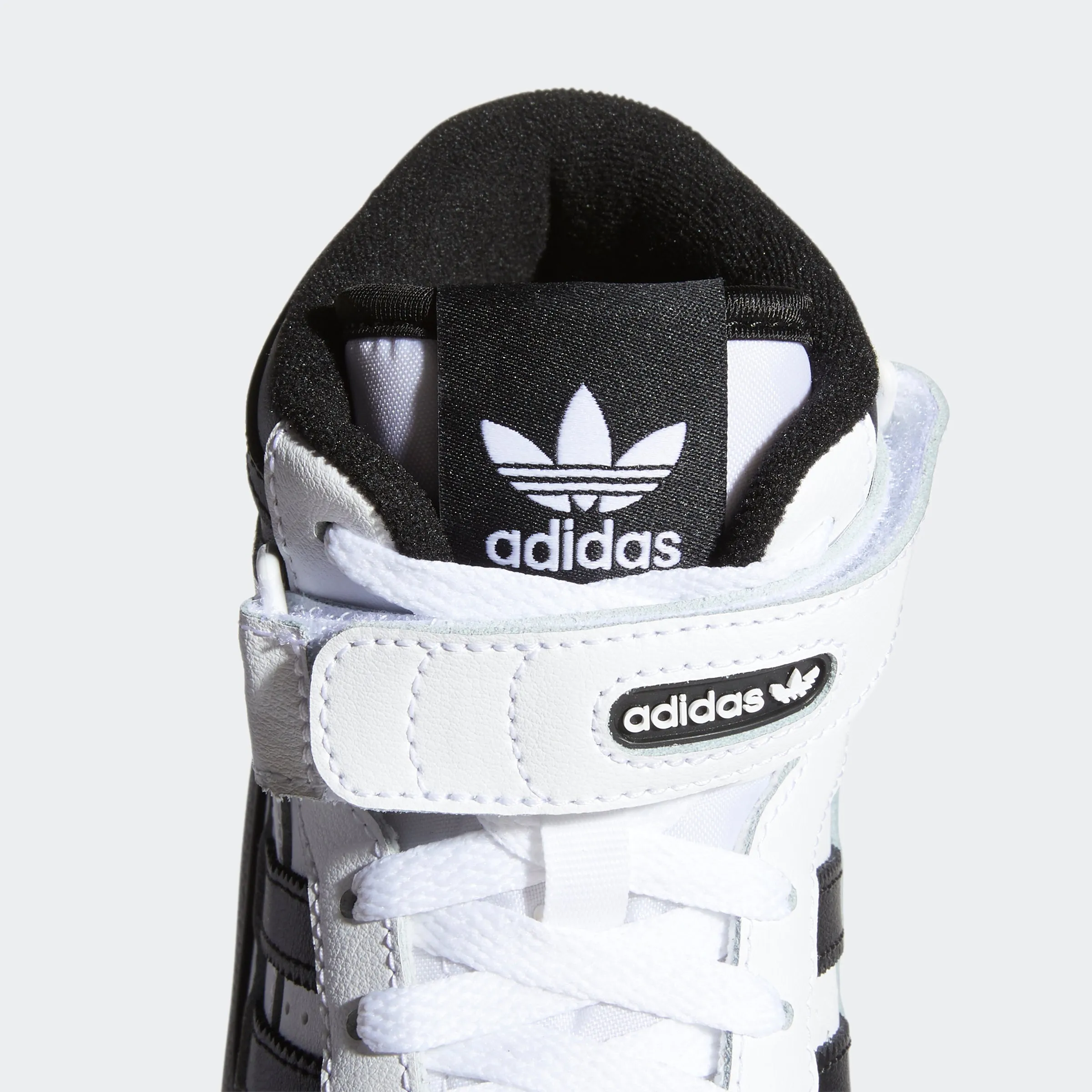 Kids adidas Originals Forum Mid Shoes Cloud White Black