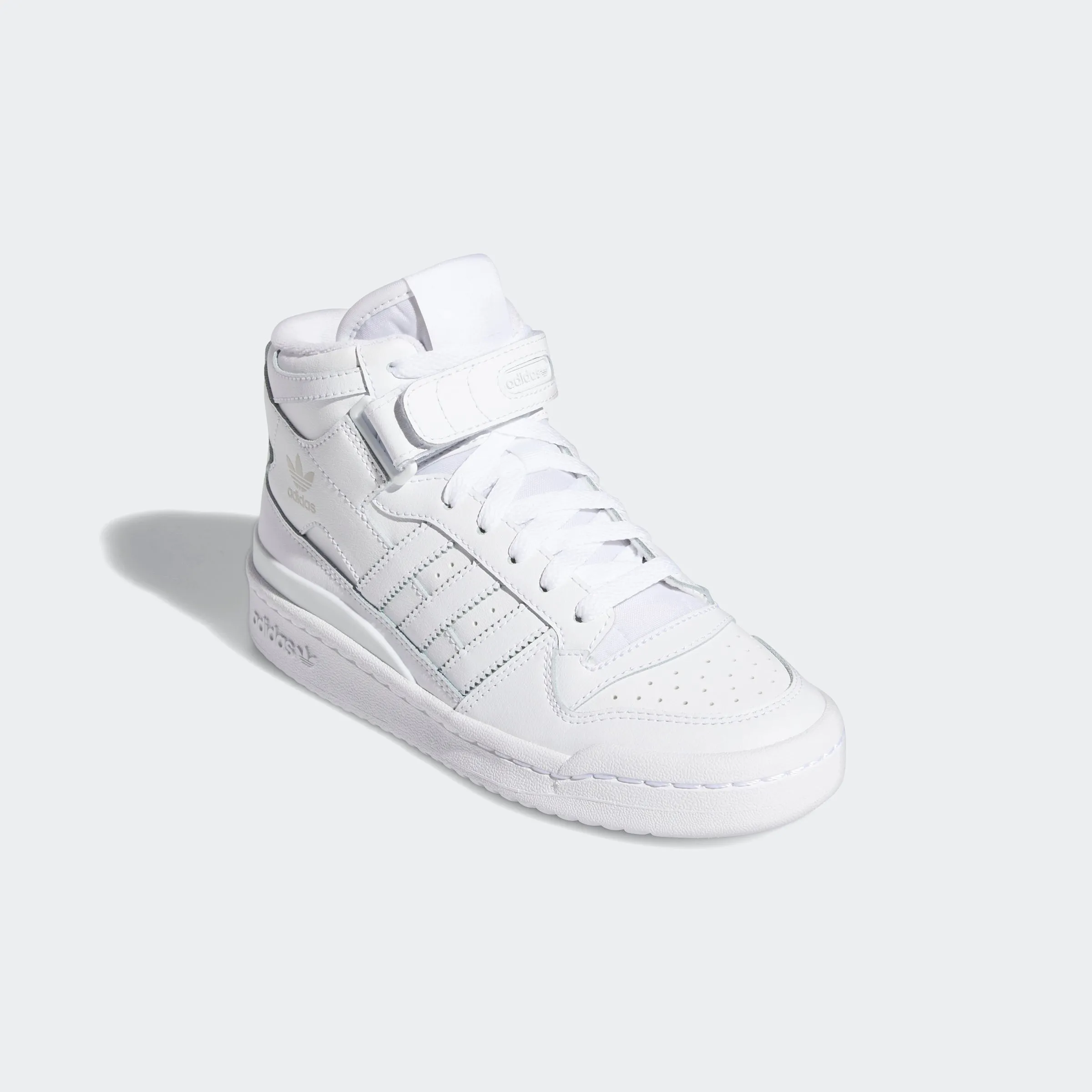 Kids adidas Originals Forum Mid Shoes Cloud White