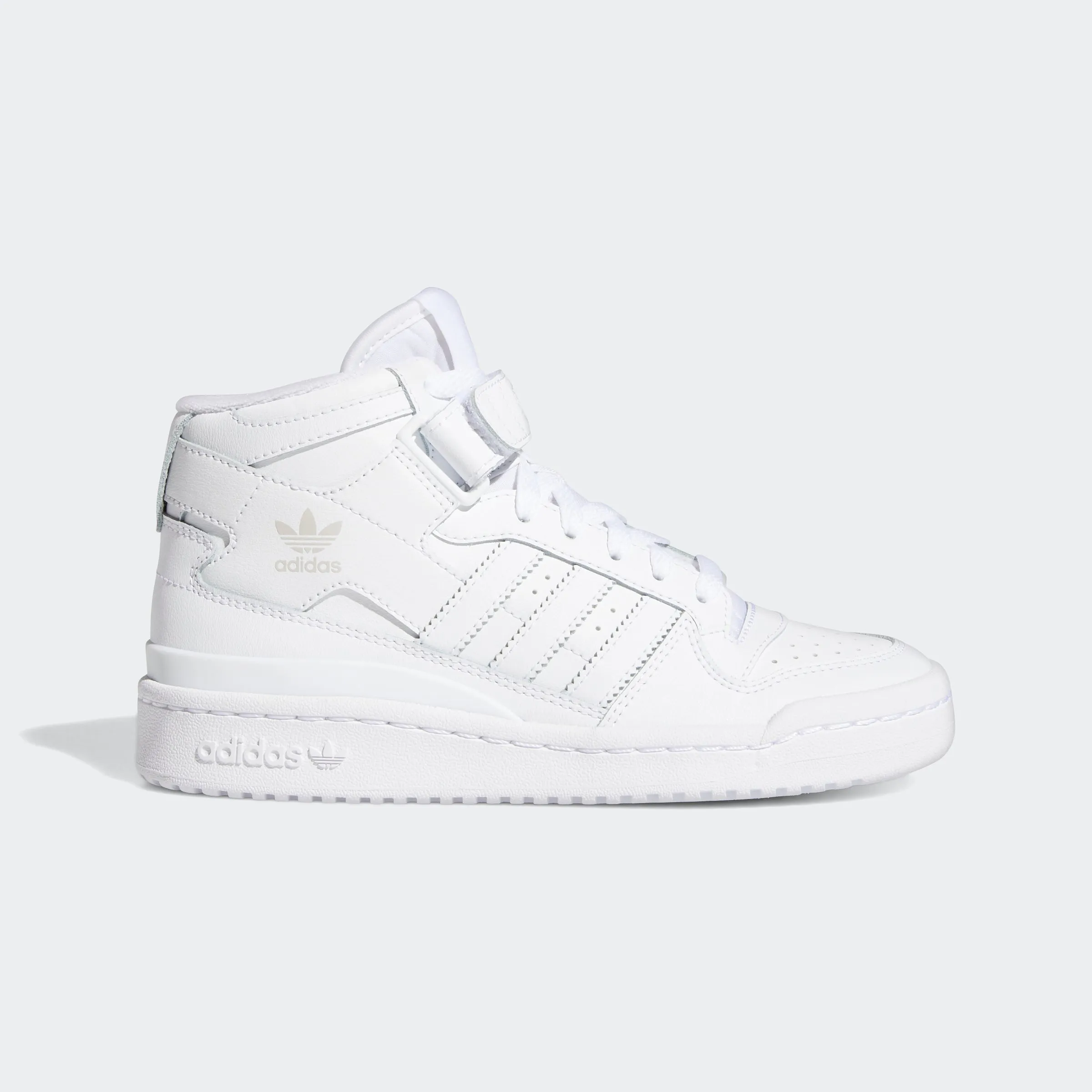 Kids adidas Originals Forum Mid Shoes Cloud White