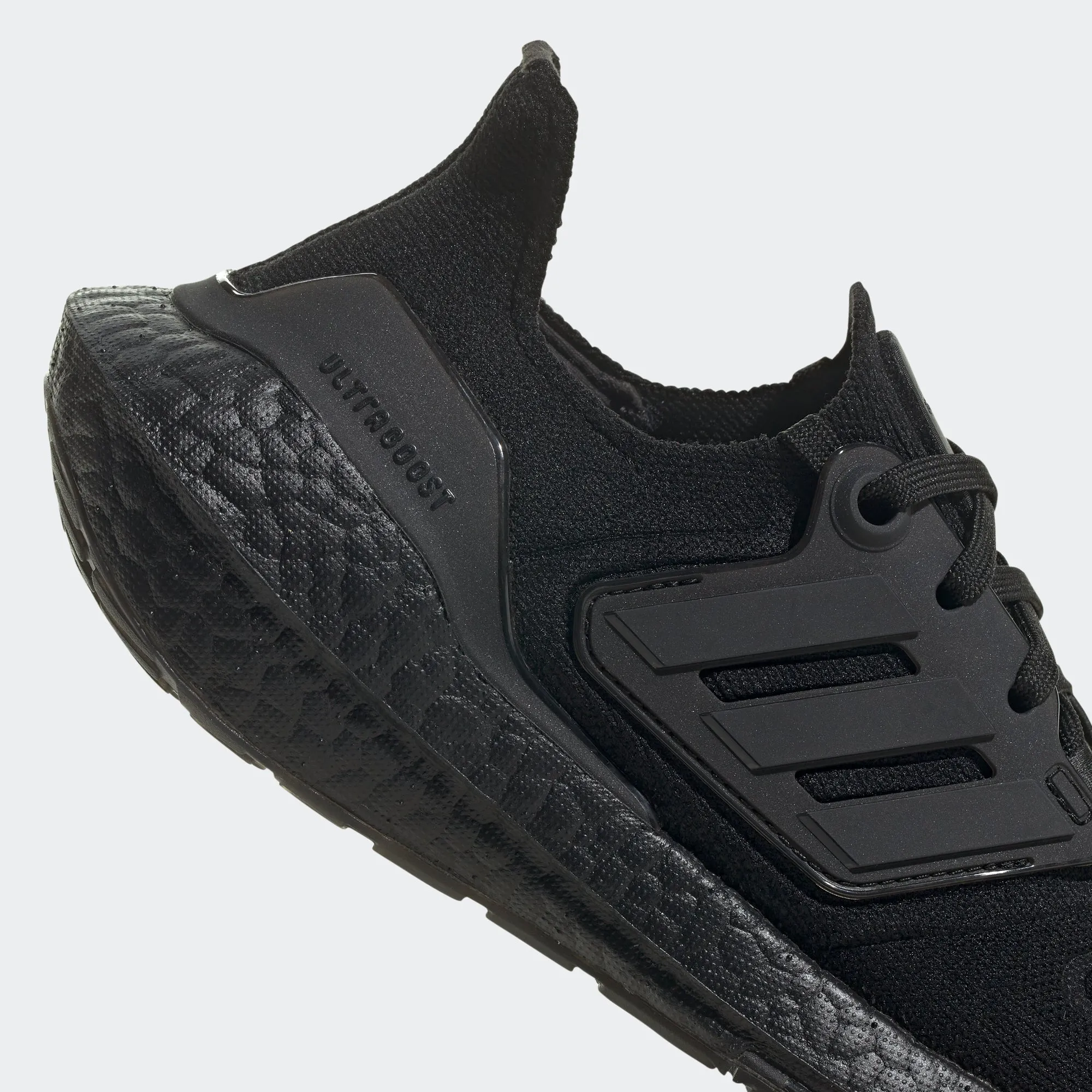 Kids' adidas Running Ultraboost 22 Shoes Triple Black