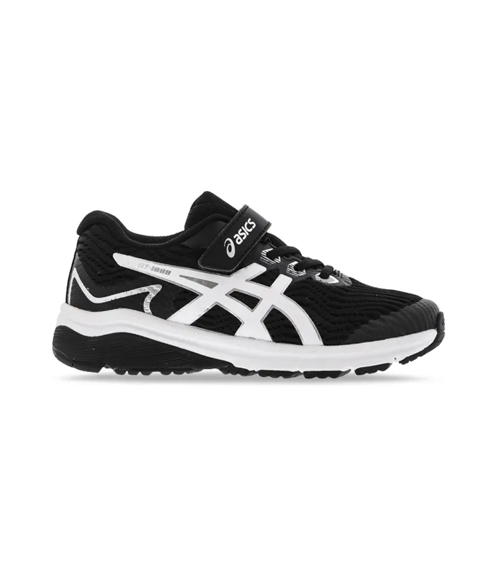 asics Kids Black and White GT-1000 8 PS Sneakers