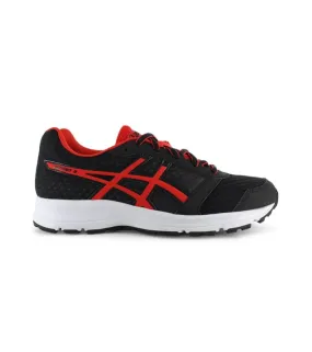 asics Patriot 9 GS Kids Black Fiery Red White