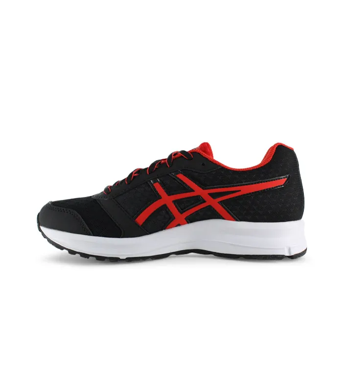 asics Patriot 9 GS Kids Black Fiery Red White