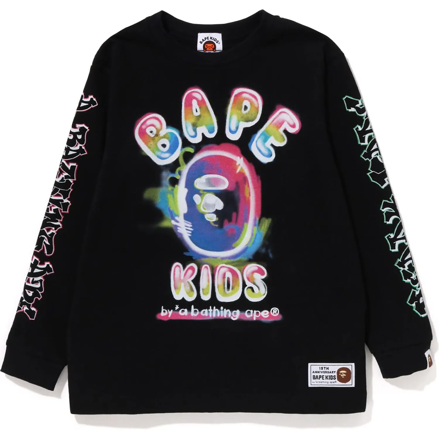 BK15TH ANNIVERSARY X READYMADE Spray Long Sleeve Tee for Kids