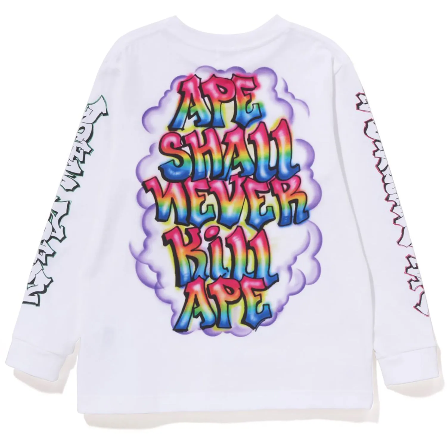 BK15TH ANNIVERSARY X READYMADE Spray Long Sleeve Tee for Kids