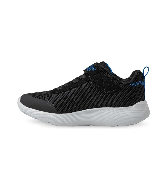 skechers dyna lights kids black royal