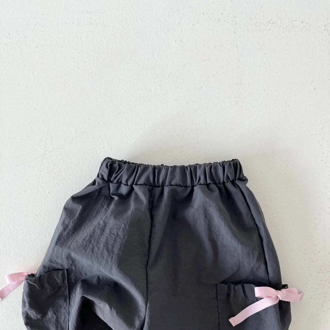 Kids Bow Cargo Jogger Pants (2-7y) - 2 Colors