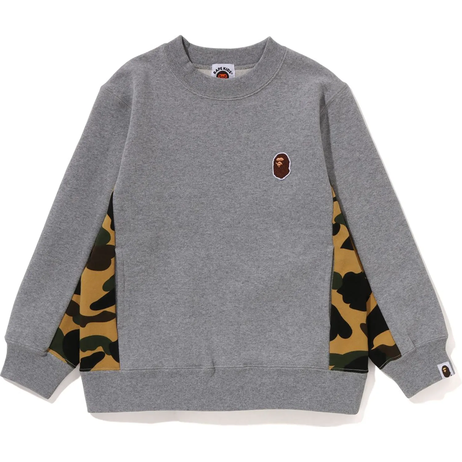 1ST CAMO PANEL APE HEAD Crewneck