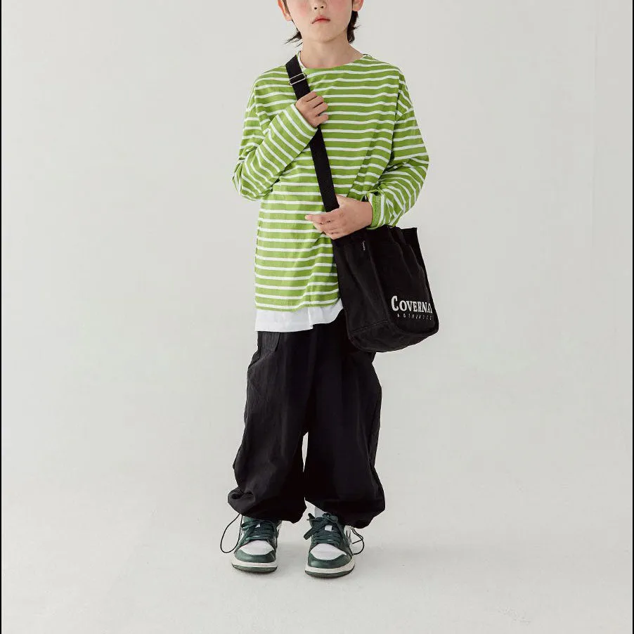 Kids Cargo Adjustable Hem Jogger Pants (2-9y) - 4 Colors