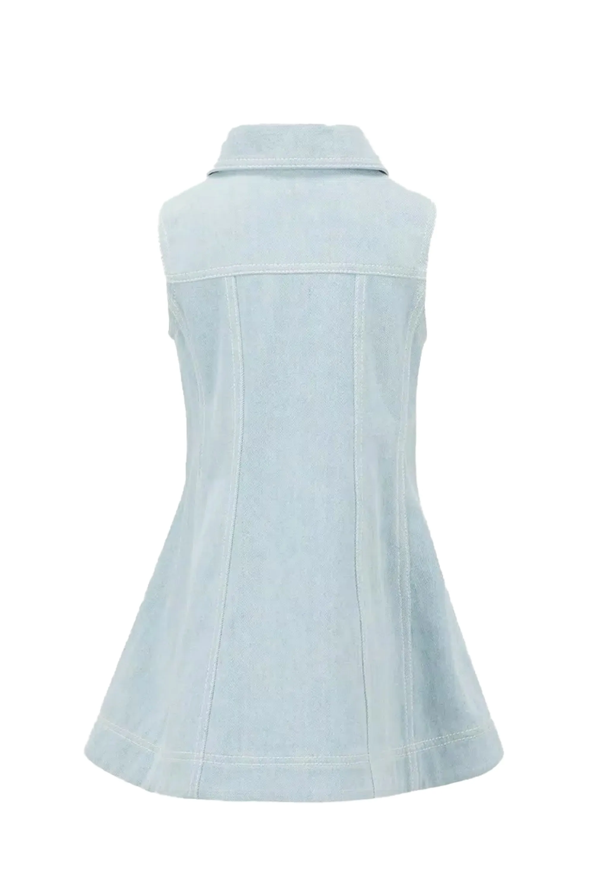 Kids Chambray Dress Denim