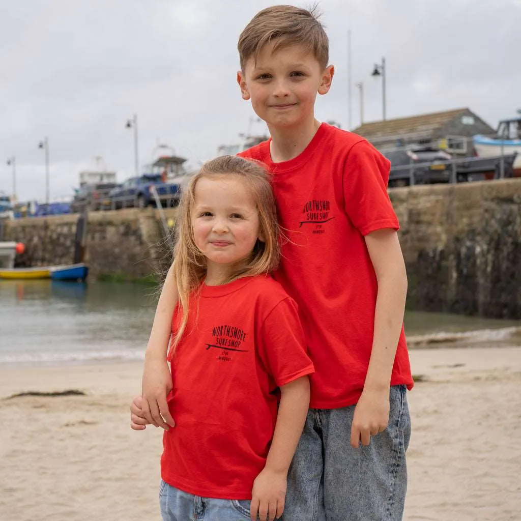 Kids Classic Logo Tee | Red