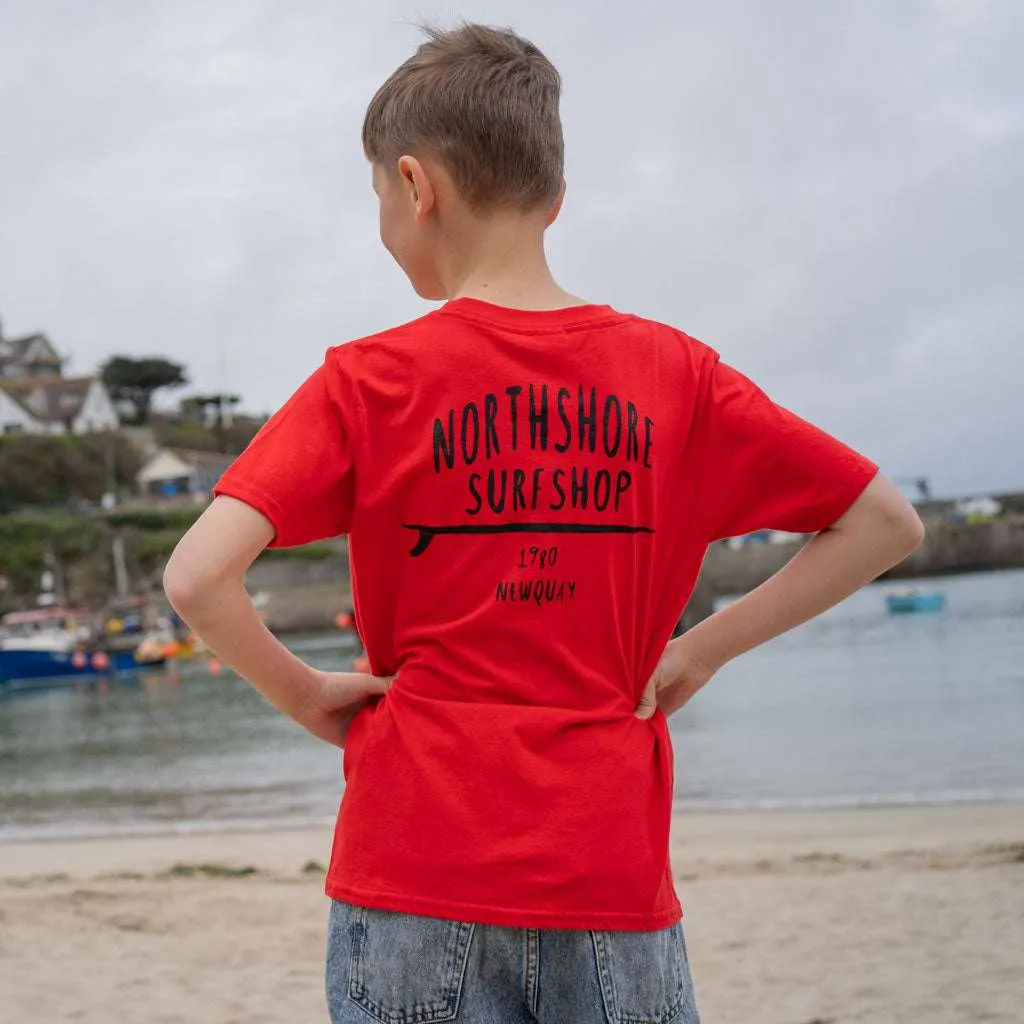 Kids Classic Logo Tee | Red