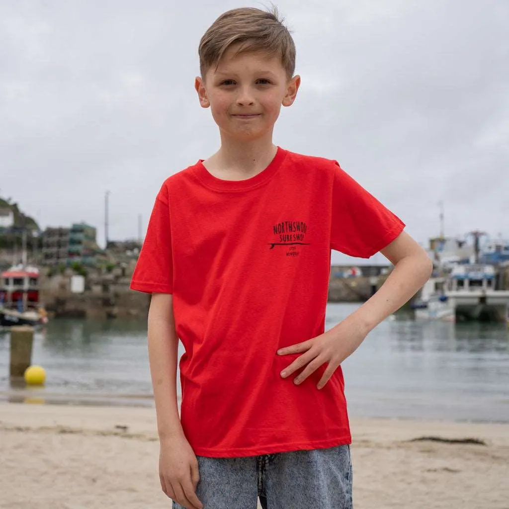 Kids Classic Logo Tee | Red