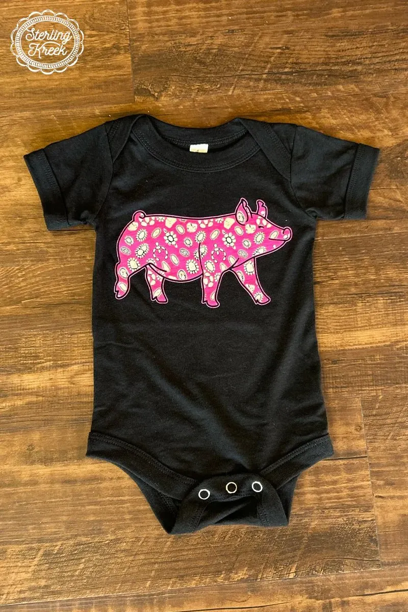 KIDS Concho Pig Onsie