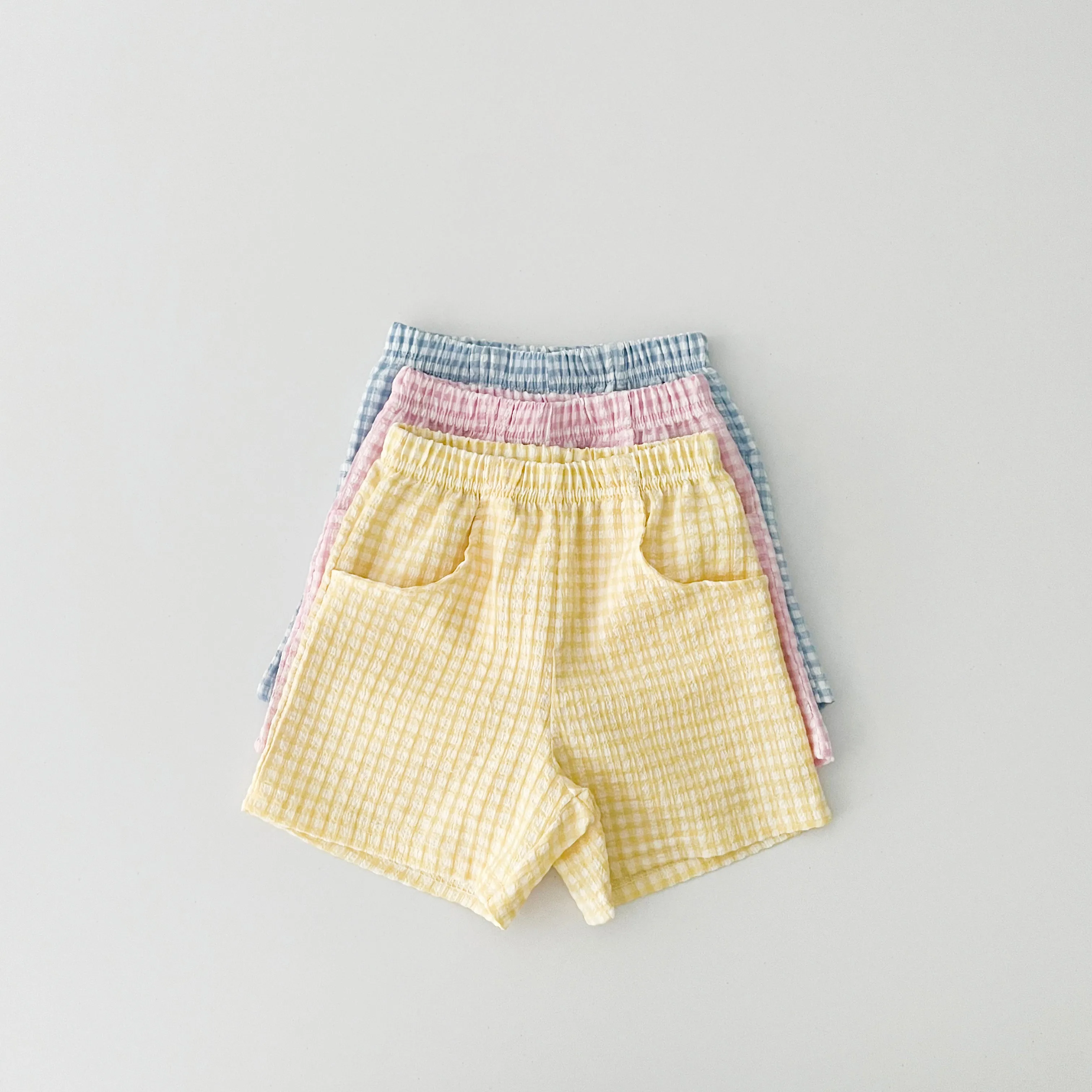 Kids Cool Plaid Tank Top and Shorts Set (2-7y) - 3 Colors